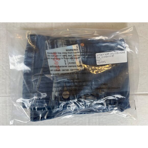 Cat & Jack Distressed Wide Leg Jeans - Picture 9 of 10